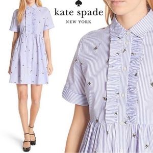 Kate Spade Abuzz Poplin Dress size Small